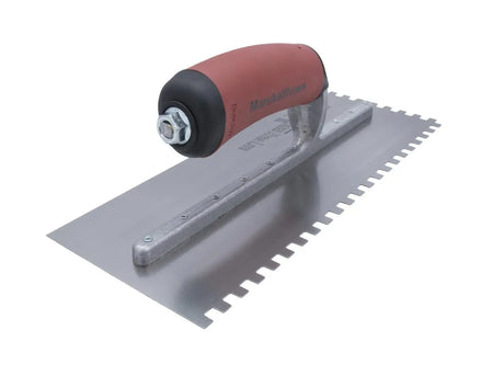 Marshalltown  702SD  -  Notch Trowel-1/4 X 1/4 X 1/4 SQ-DuraSoft Handle - Wise Line Tools
