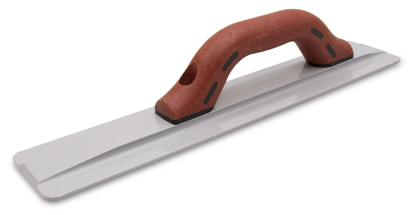 Marshalltown BI146DC -20 X 3 1/8 Broken-In Mag Hand Float - DuraCork Handle - Wise Line Tools