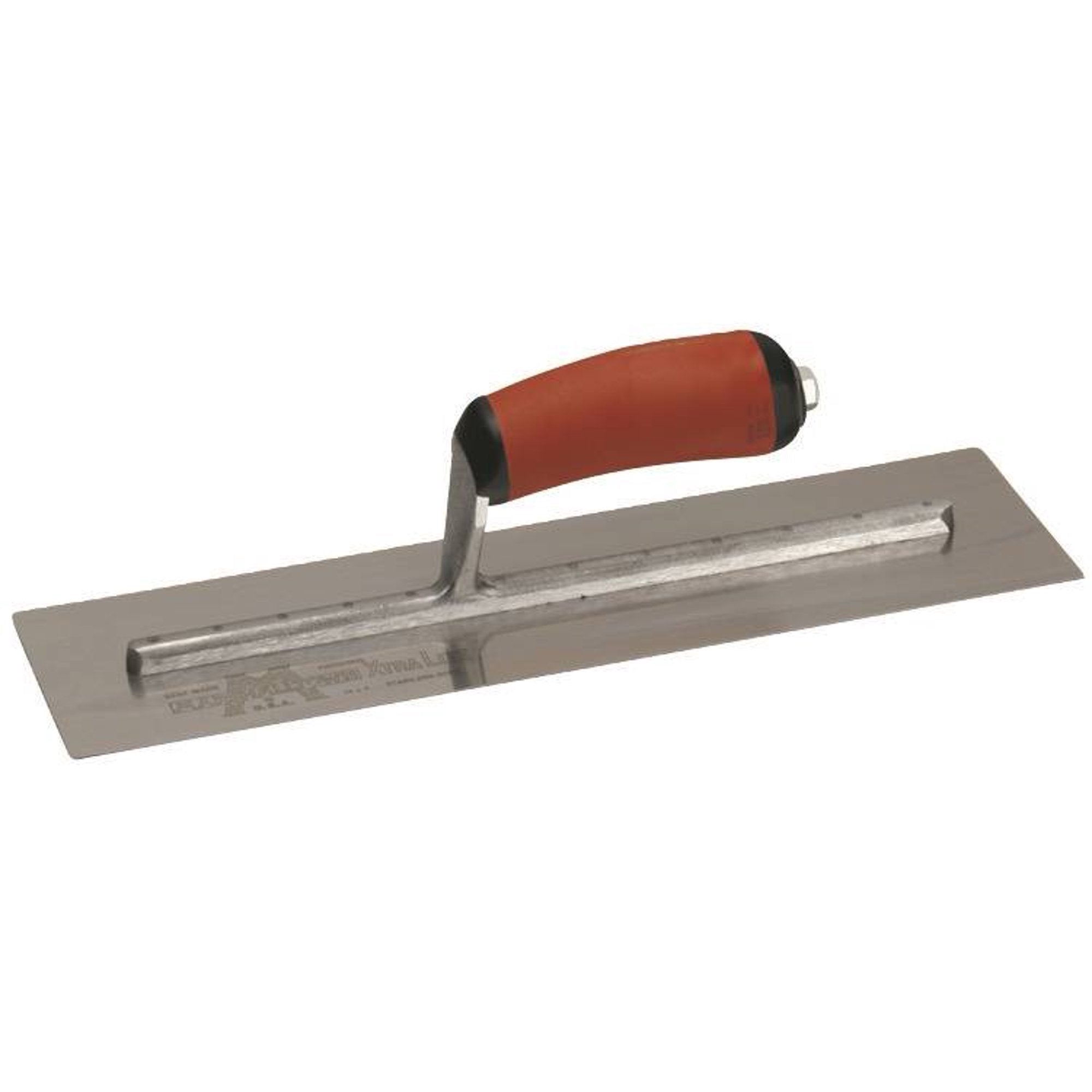 Marshalltown MXS64D  -  14 X 4 Finishing Trowel Curved DuraSoft Handle - Wise Line Tools