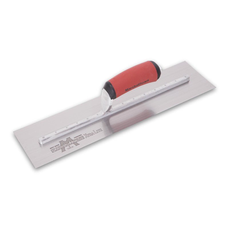 Marshalltown MXS66D - 16 X 4 Finishing Trowel Curved DuraSoft Handle - Wise Line Tools