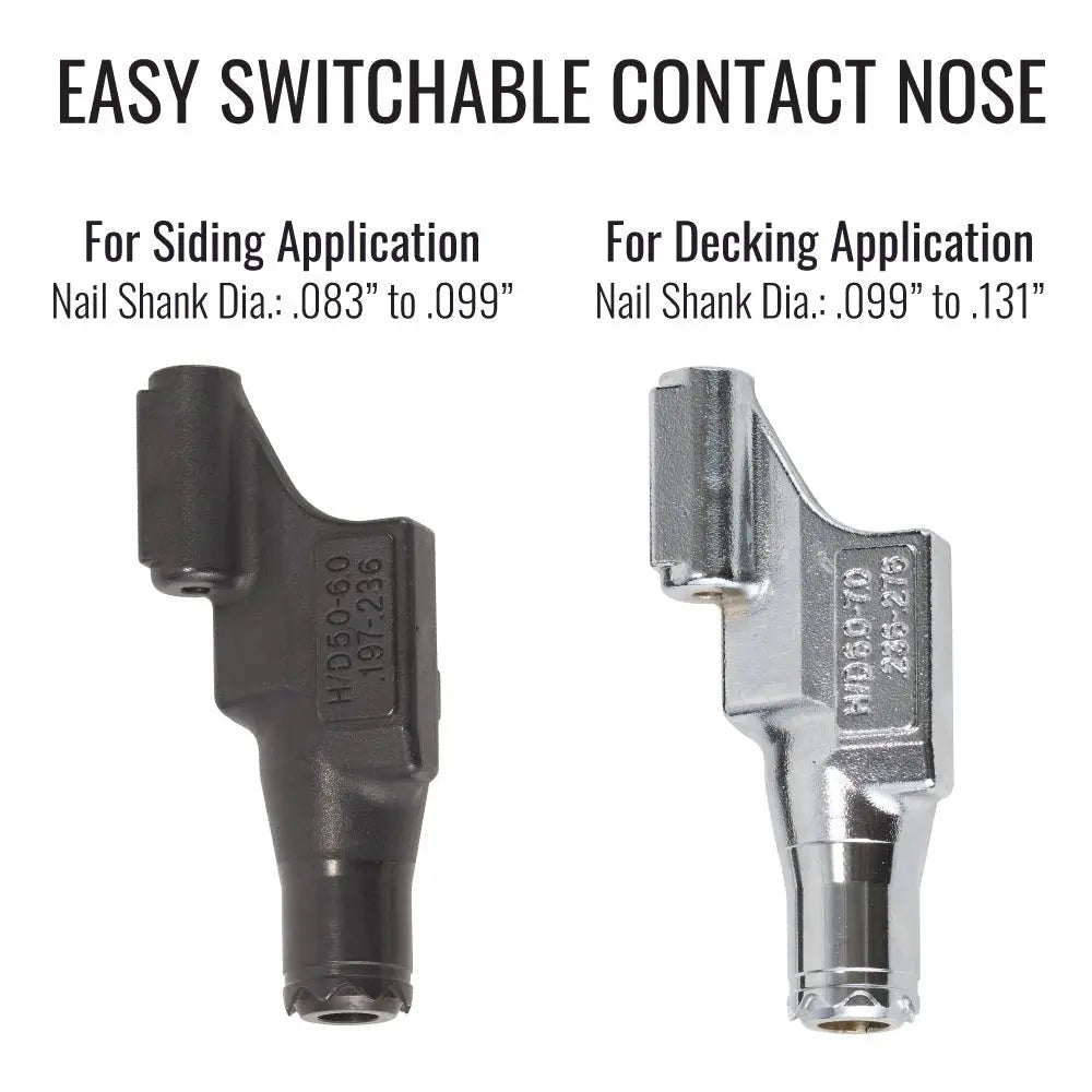 Max HN65S - PowerLite® High Pressure Decking, Sheathing & Siding Coil Nailer up to 2-1/2 MAX