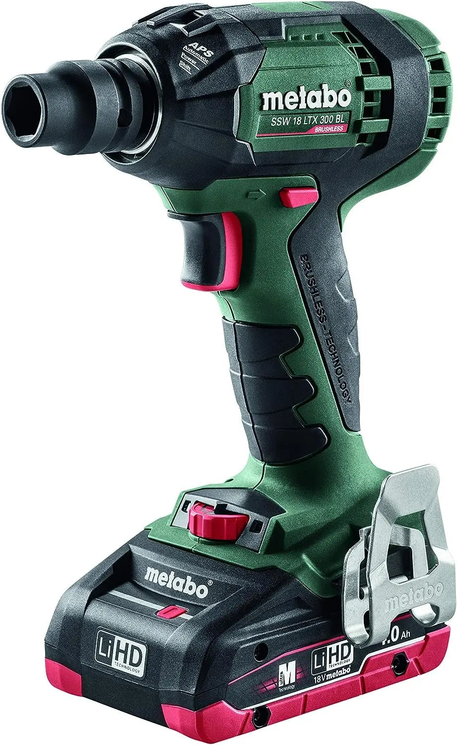 Metabo - 18V 1/2" Sq. Impact Wrench Kit 2X 4.0Ah Lihd (602395520 18 LTX 300 BL 4.0), Impact Drivers & Impact Wrenches METABO