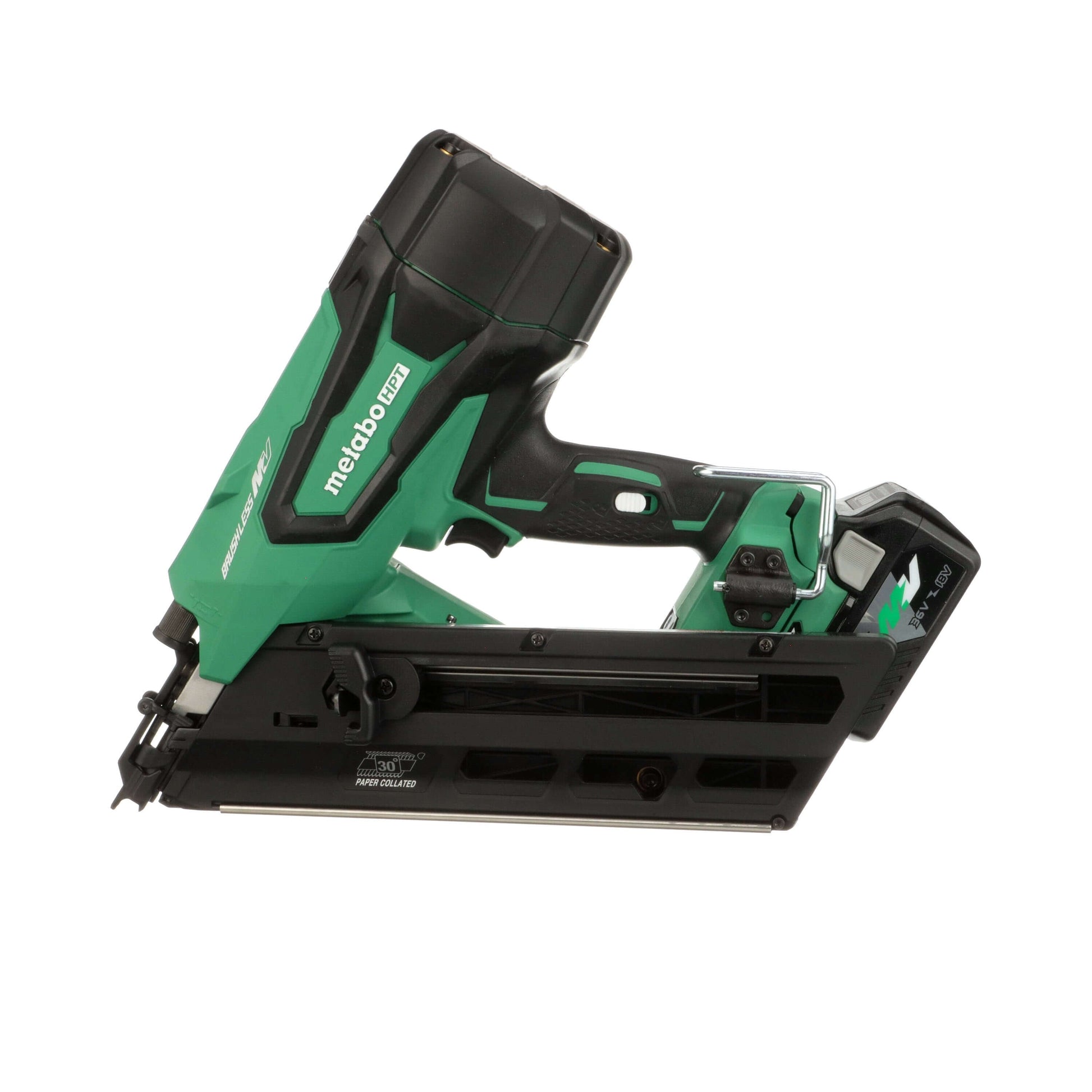 Metabo NR3690DCM  -  36V CORDLESS PAPER STRIP FRAMING NAILER 2.5AH KIT - Wise Line Tools