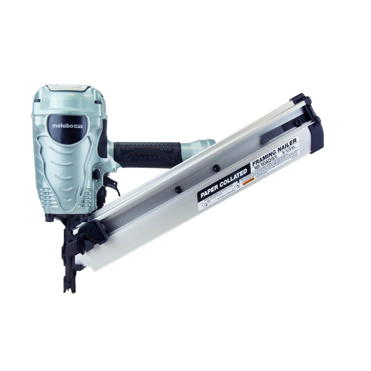 Metabo NR90ADM- 2-In to 3-1/2-In Clipped Head Collated Framing Strip Nailer - Wise Line Tools