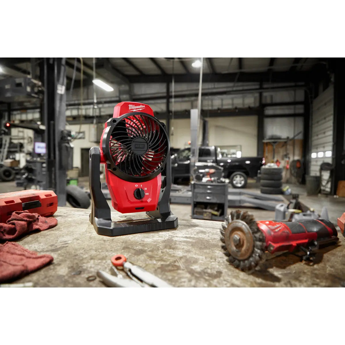 Milwaukee 0820-20 - M12™ Mounting Fan - Wise Line Tools