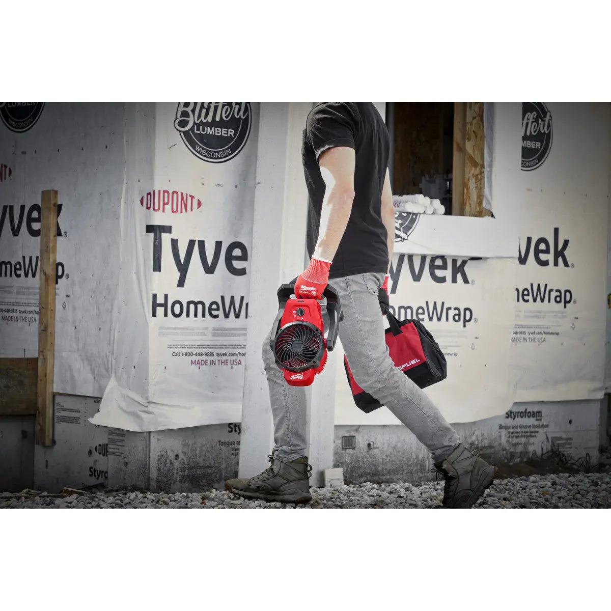 Milwaukee 0820-20 - M12™ Mounting Fan - Wise Line Tools