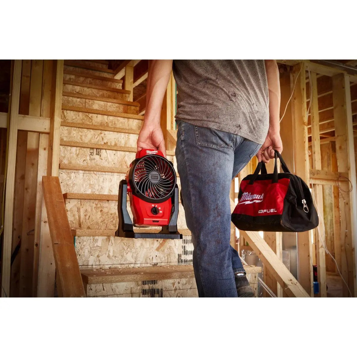 Milwaukee 0820-20 - M12™ Mounting Fan - Wise Line Tools