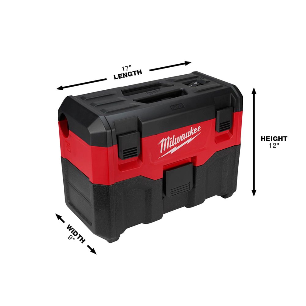 Milwaukee 0880-20 - M18™ 2-Gallon Wet/Dry Vacuum - Wise Line Tools