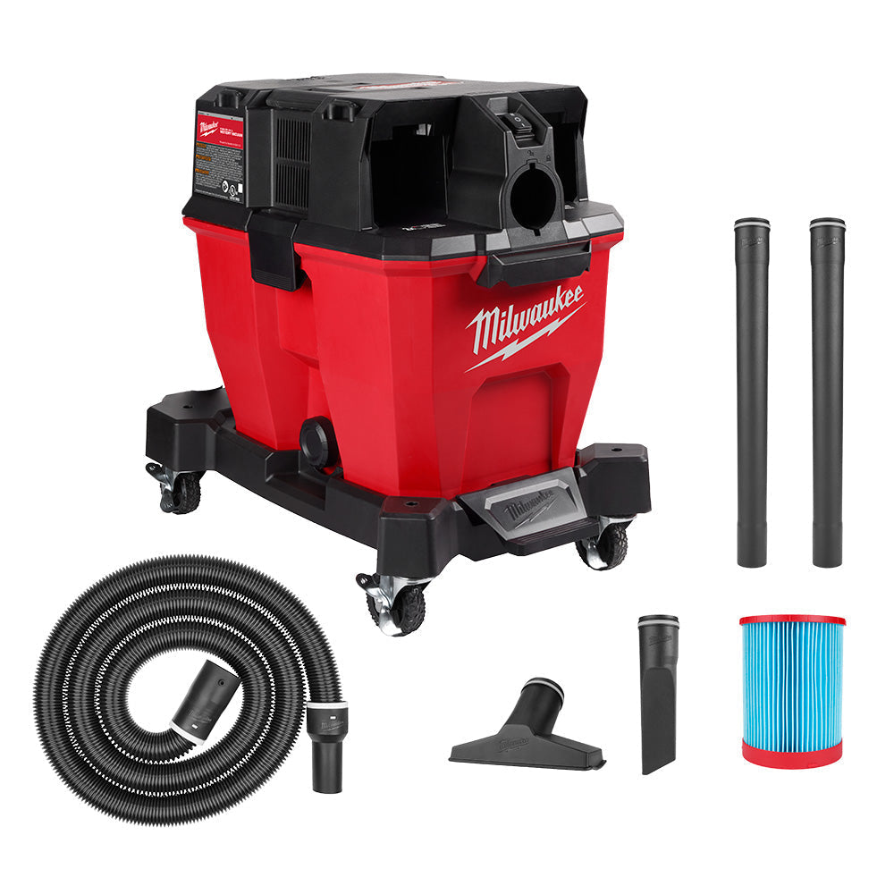 Milwaukee 0920-20 - M18 FUEL™ 9 Gallon Dual-Battery Wet/Dry Vacuum - Wise Line Tools