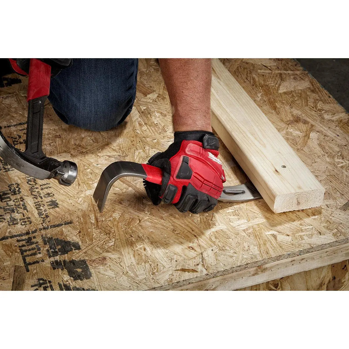 Milwaukee 12" Flat Pry Bar + 9" Nail Puller Combo - 48-22-9034A - Wise Line Tools