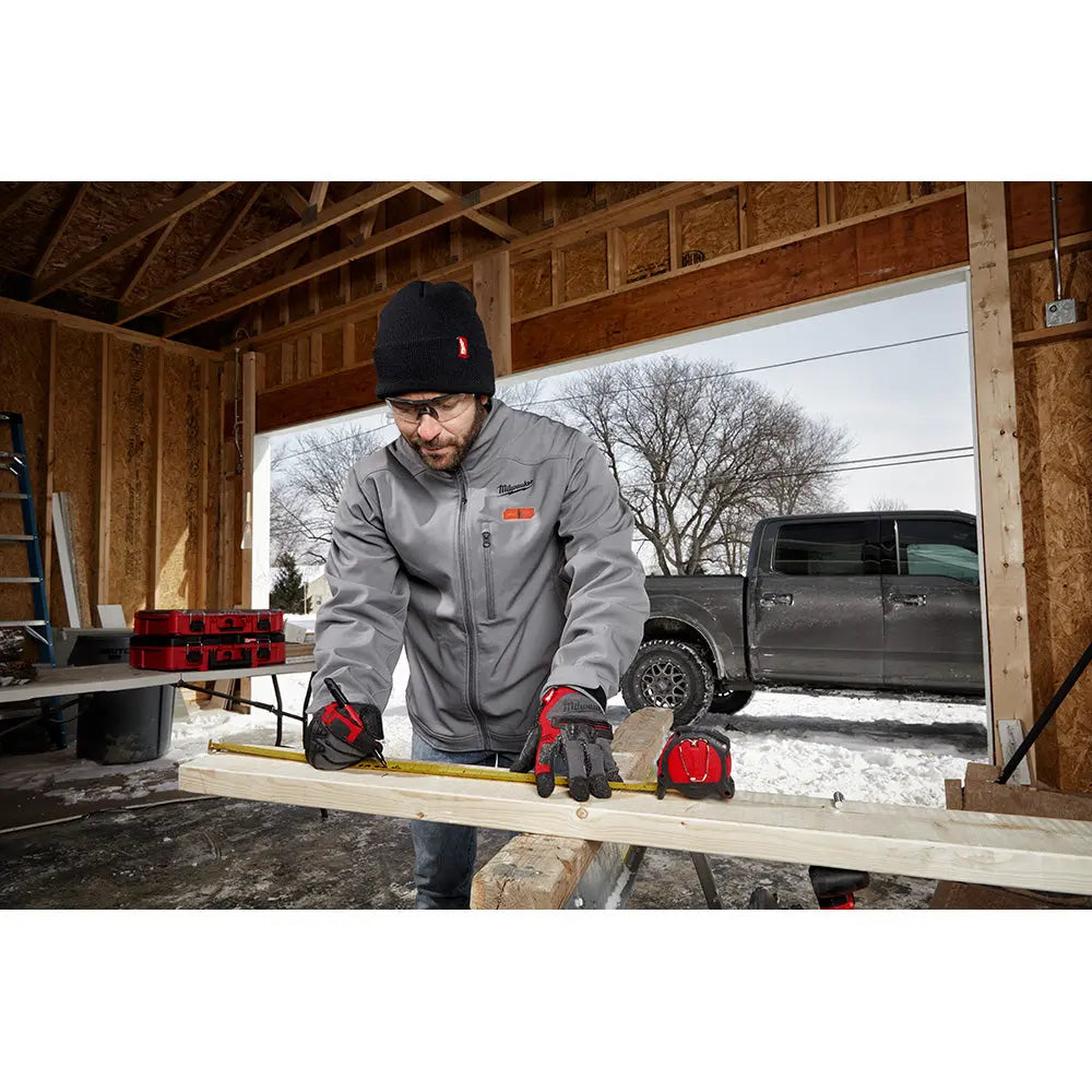 Milwaukee 204G-21L - M12™ Heated TOUGHSHELL™ Jacket Kit - Gray L - Wise Line Tools
