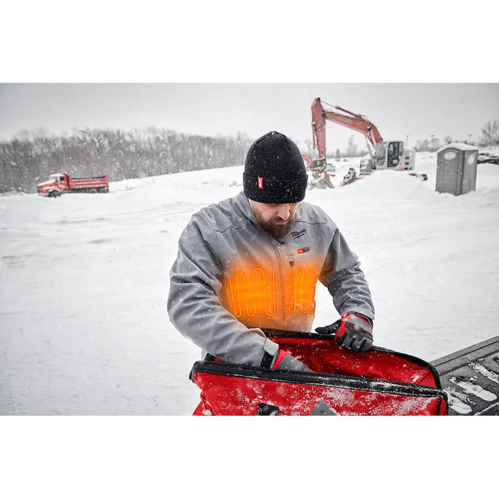 Milwaukee 204G-21XL - M12™ Heated TOUGHSHELL™ Jacket Kit - Gray XL - Wise Line Tools