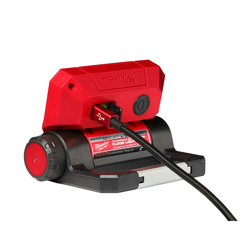Milwaukee 2114-21 - USB Rechargable Rover Pivoting Light - Wise Line Tools