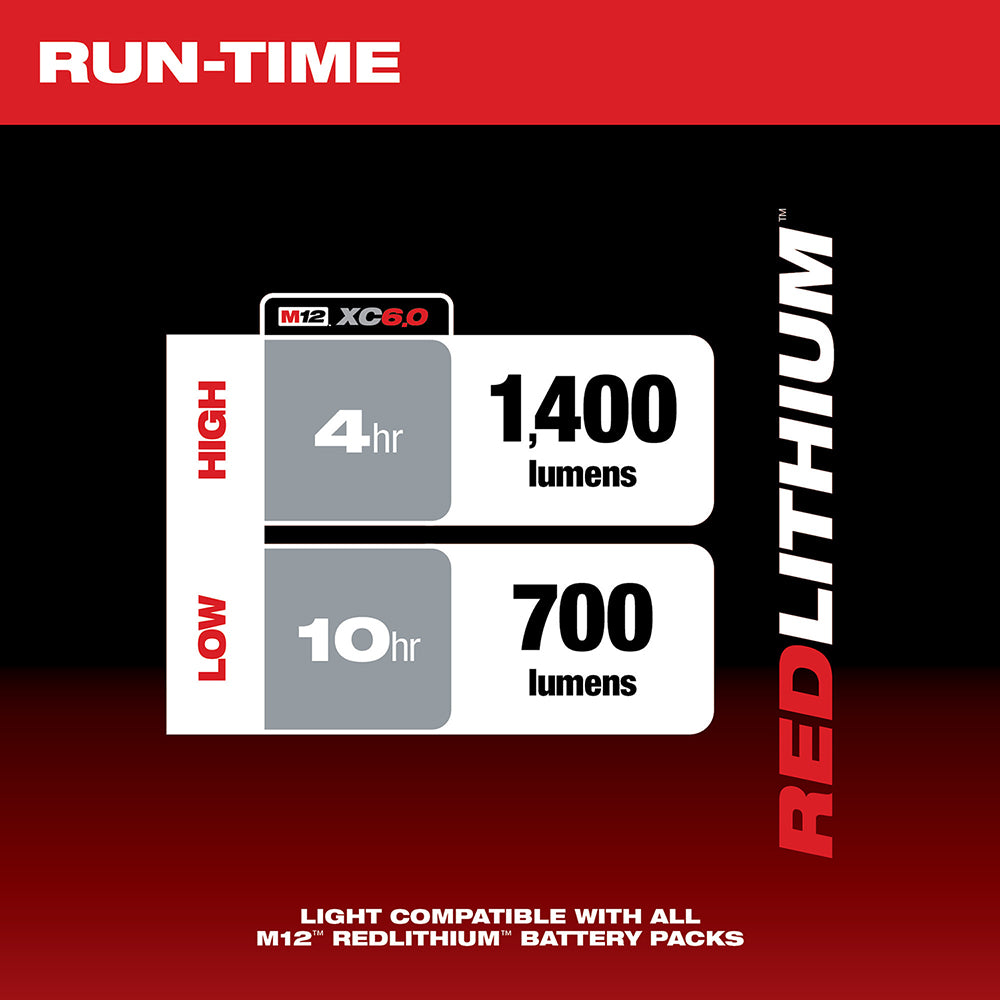 Milwaukee 2132-20 - M12™ ROCKET™ Dual Power Tower Light - Wise Line Tools