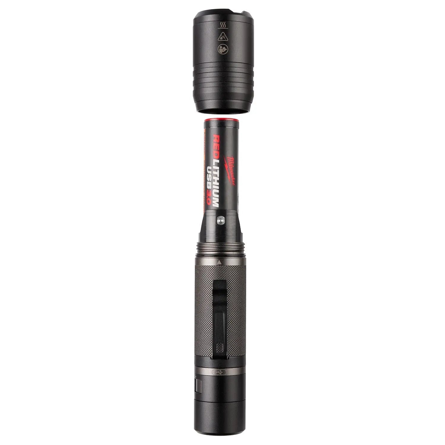 Milwaukee 2162-21 - REDLITHIUM™ USB 2,000L Slide Focus Flashlight - Wise Line Tools