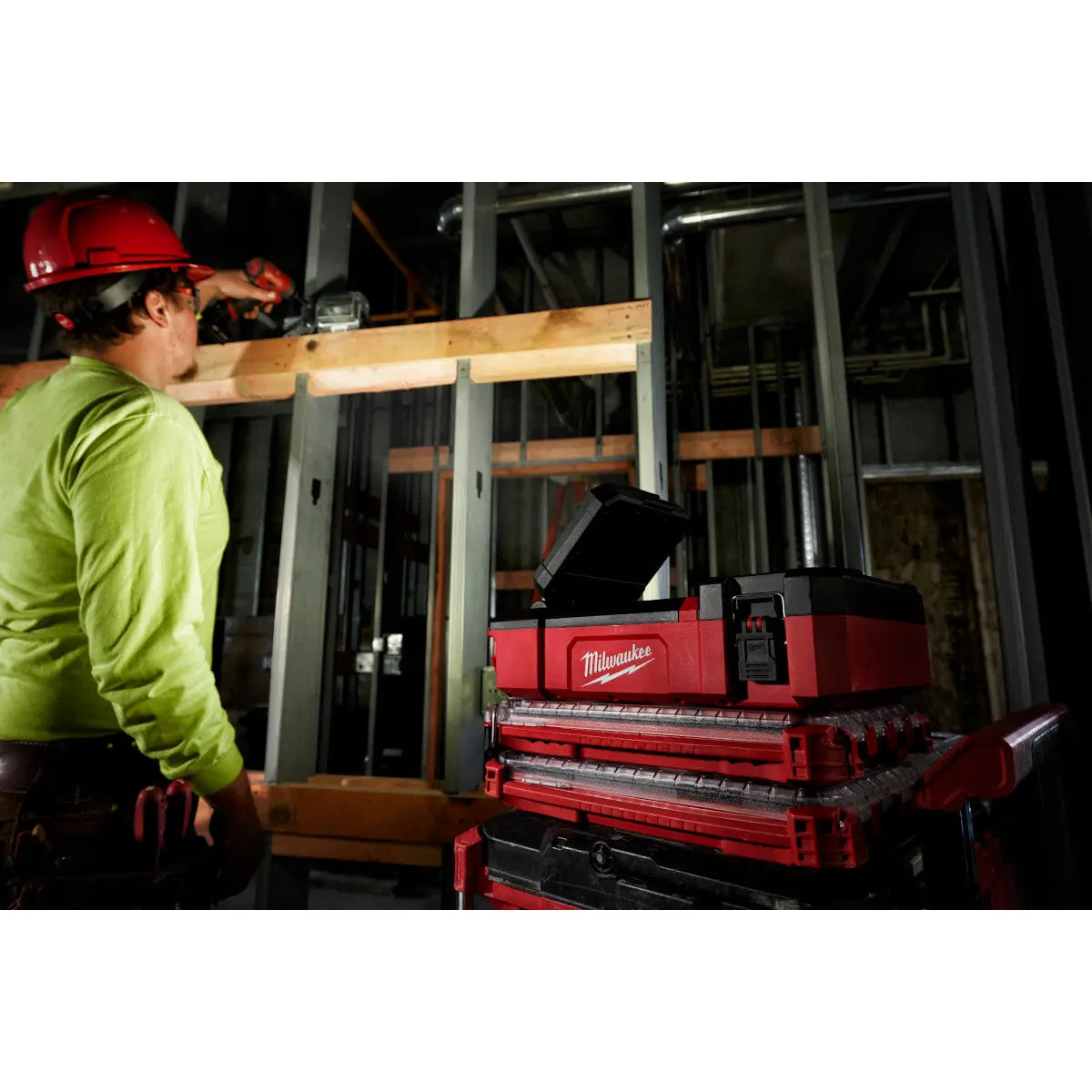 Milwaukee 2356-20 - M12™ PACKOUT™ Flood Light w/ USB Charging - Wise Line Tools