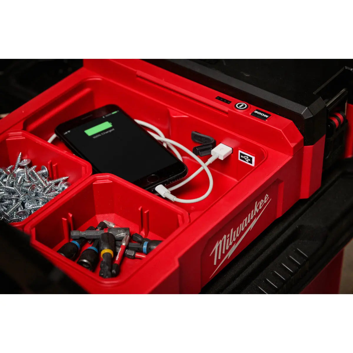 Milwaukee 2356-20 - M12™ PACKOUT™ Flood Light w/ USB Charging - Wise Line Tools