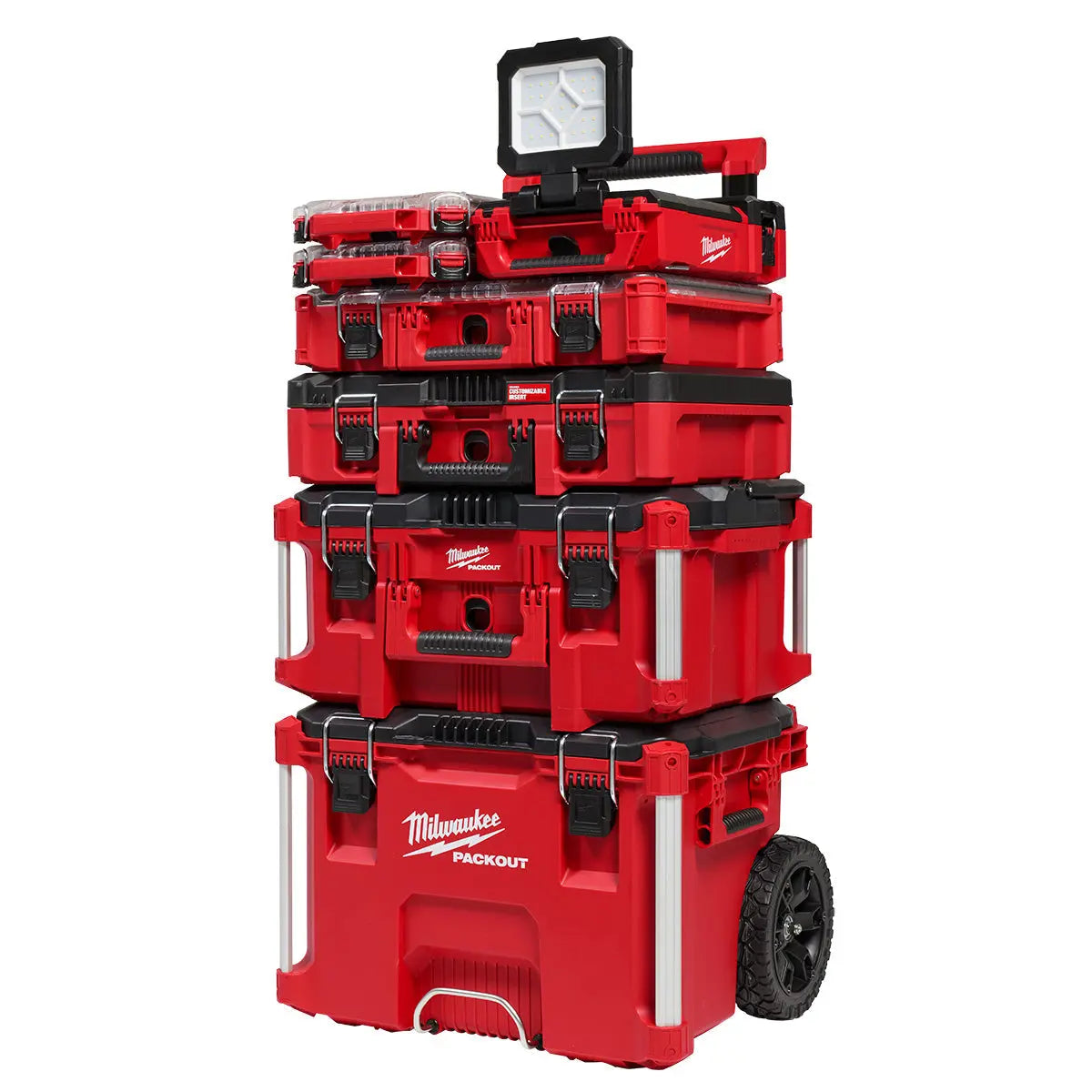 Milwaukee 2356-20 - M12™ PACKOUT™ Flood Light w/ USB Charging - Wise Line Tools