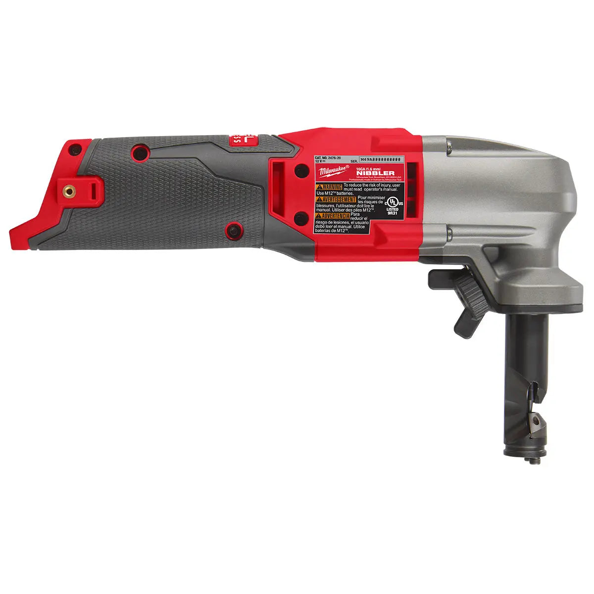 Milwaukee 2476-20 - M12 FUEL™ 16 Gauge Variable Speed Nibbler - Wise Line Tools