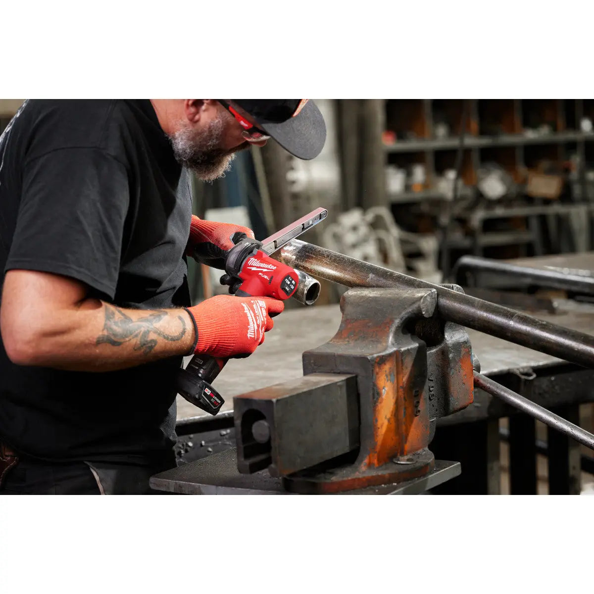 Milwaukee 2482-20 - M12 FUEL™ 1/2" X 18" Bandfile - Wise Line Tools