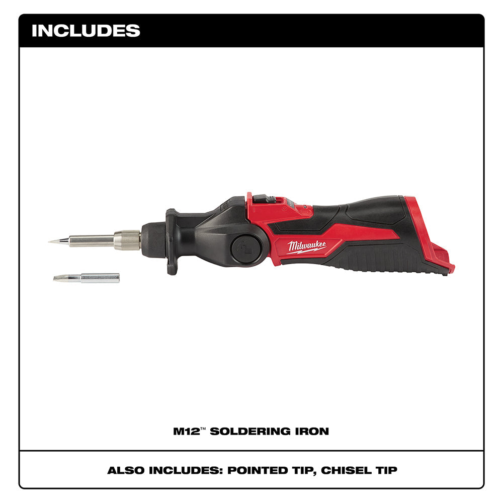 Milwaukee 2488-20 - M12™ Soldering Iron - Wise Line Tools