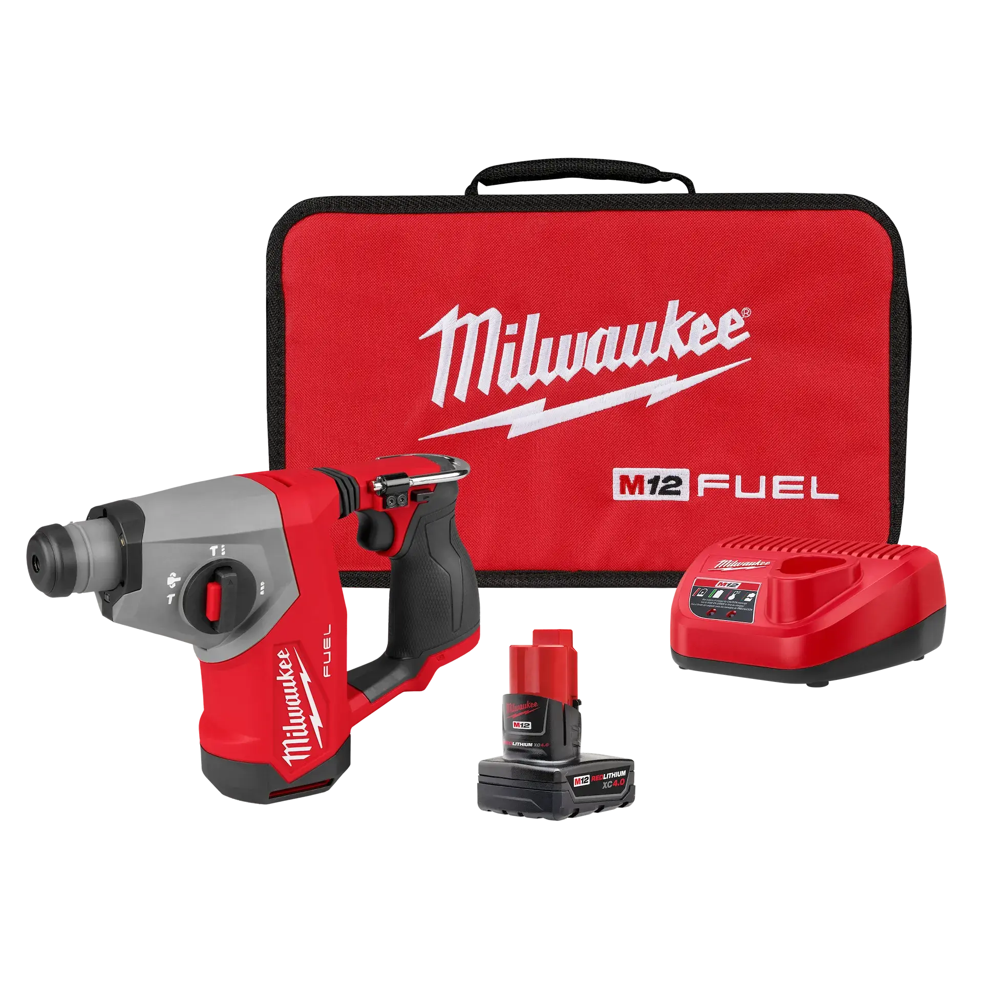Milwaukee 2508-21XC - M12 FUEL™ 5/8” SDS Plus Rotary Hammer Kit - Wise Line Tools