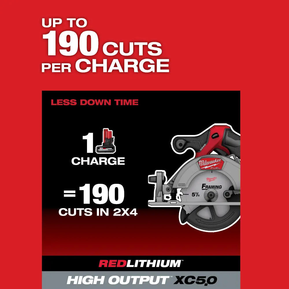 Milwaukee 2521-21HO - M12 FUEL™ 5-3/8” Circular Saw Kit - Wise Line Tools