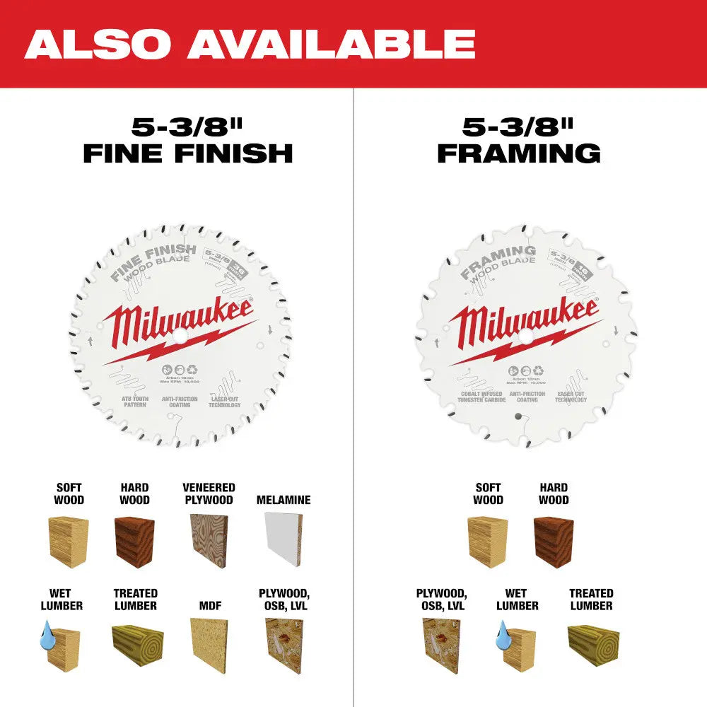 Milwaukee 2521-21HO - M12 FUEL™ 5-3/8” Circular Saw Kit - Wise Line Tools