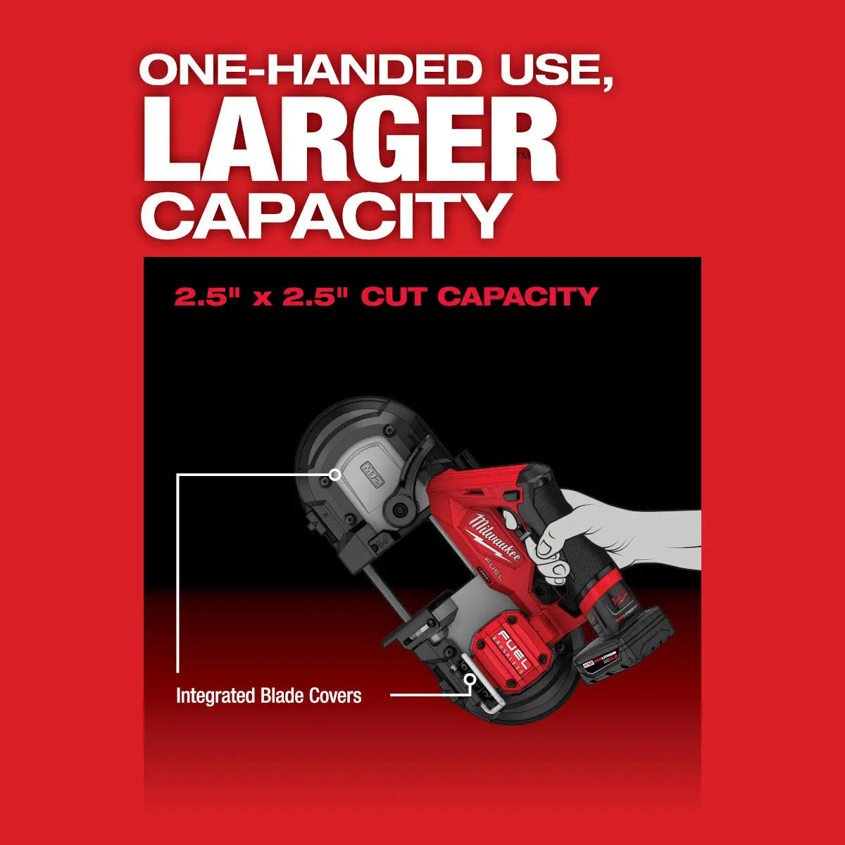 Milwaukee 2529-20 - M12 FUEL™ Compact Band Saw - Wise Line Tools