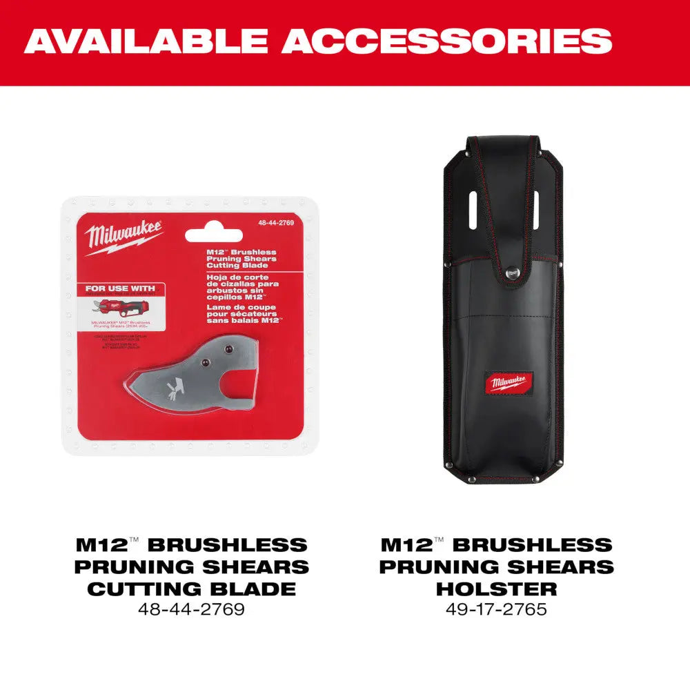 Milwaukee 2534-20 - M12™ Brushless Pruning Shears - Wise Line Tools