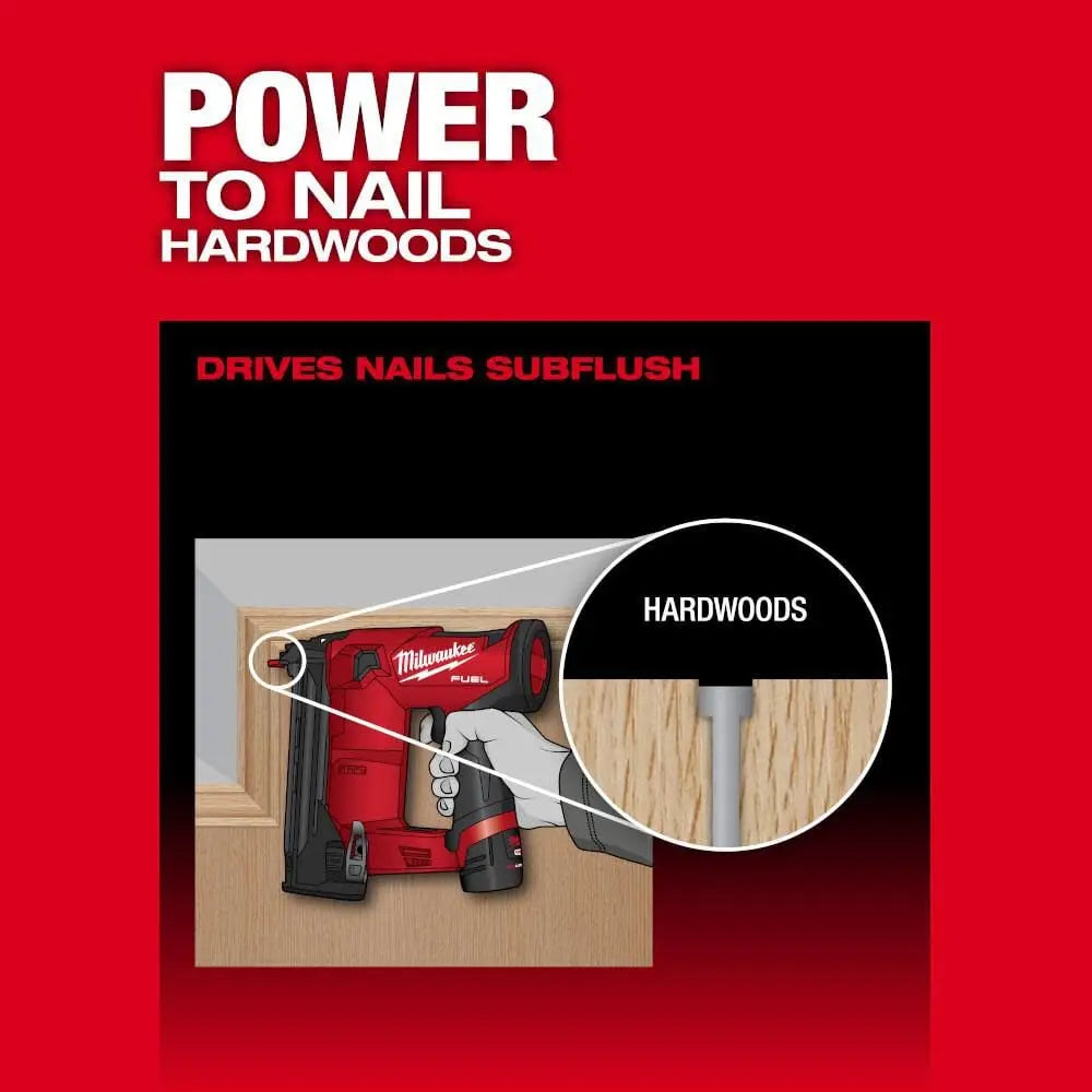 Milwaukee 2541-20 - M12 FUEL™ 18 Gauge Compact Brad Nailer - Wise Line Tools