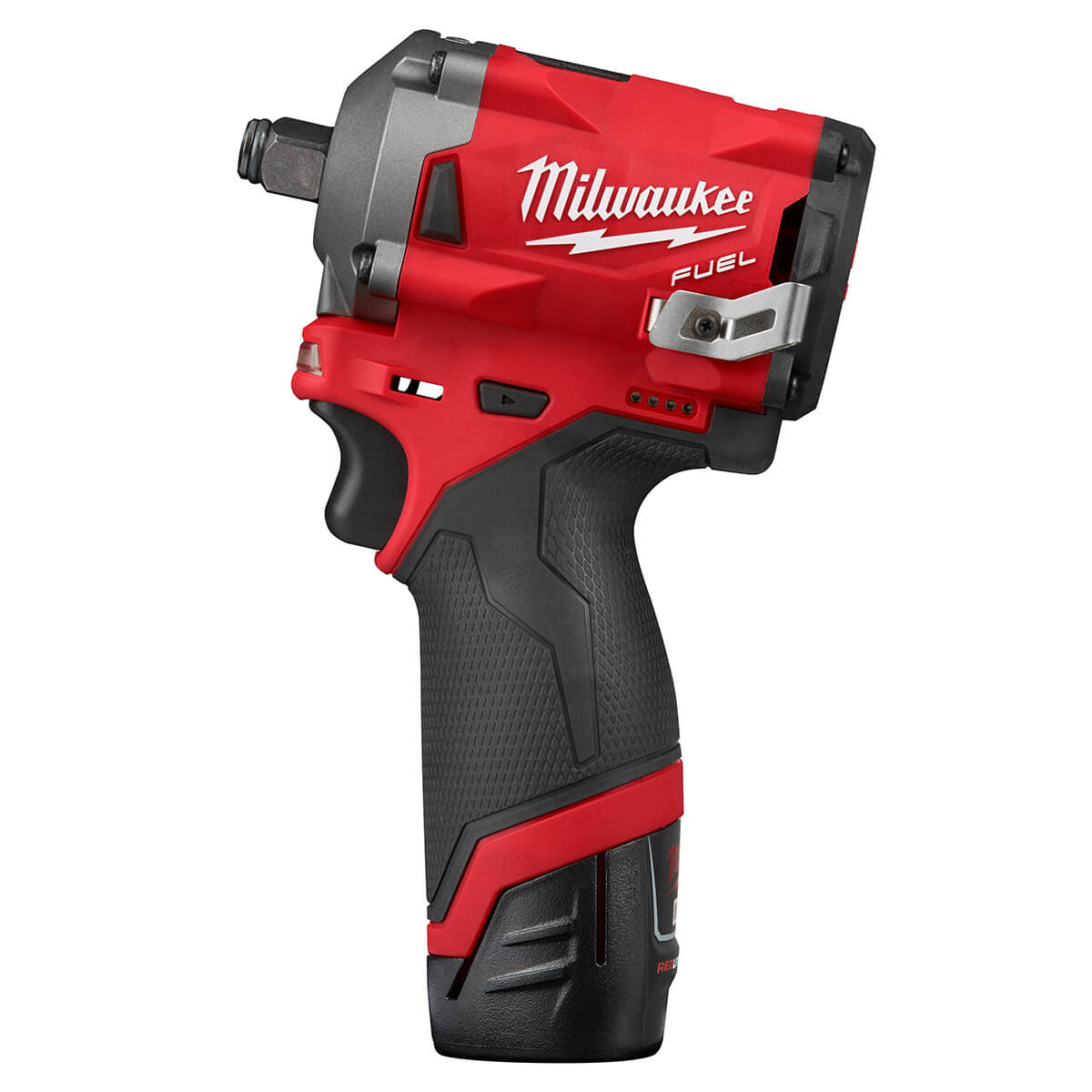 Milwaukee 2555-22 - M12 FUEL™ Stubby 1/2 in. Impact Wrench Kit - Wise Line Tools