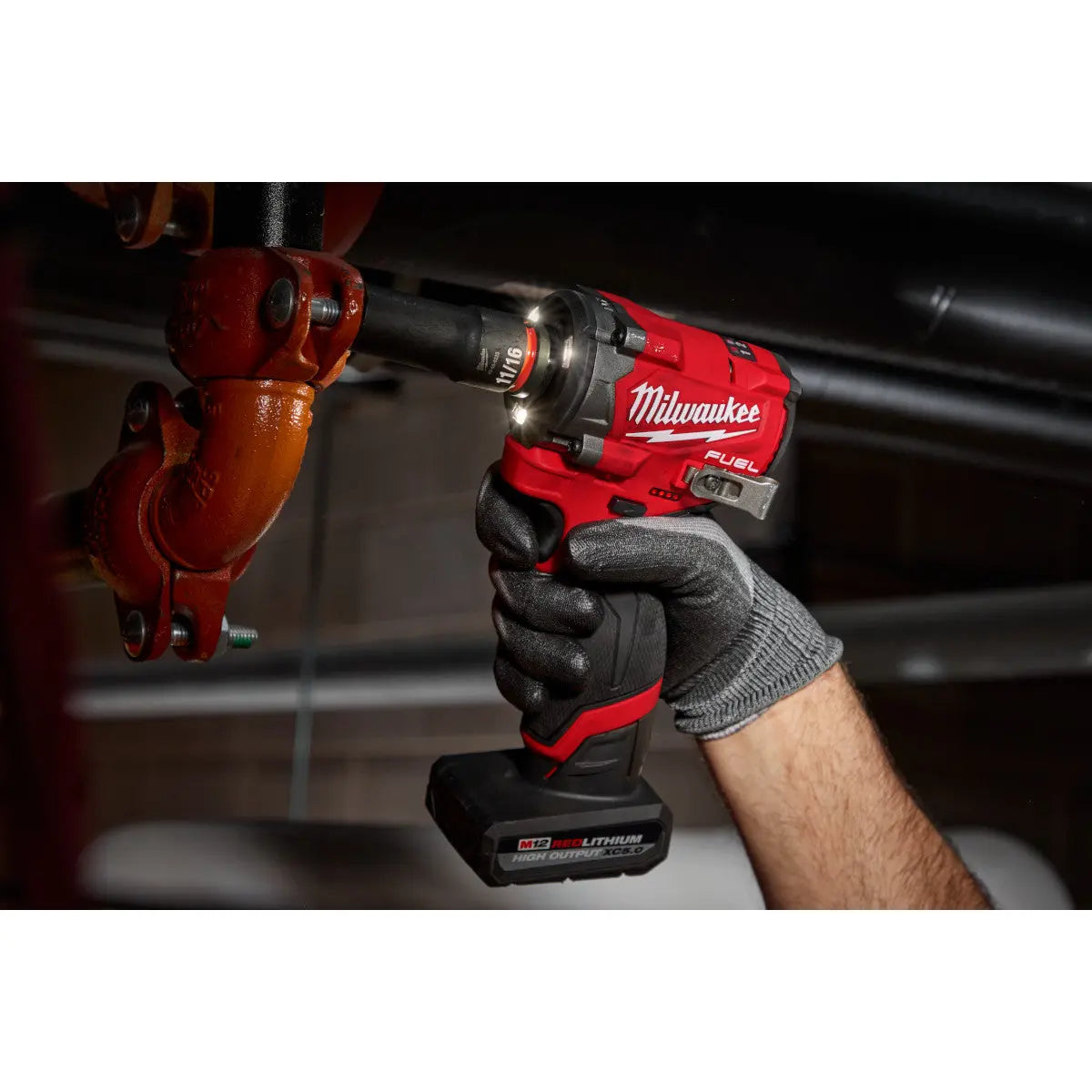 Milwaukee 2563-20 - M12 FUEL™ Stubby 1/2" Impact Wrench - Wise Line Tools