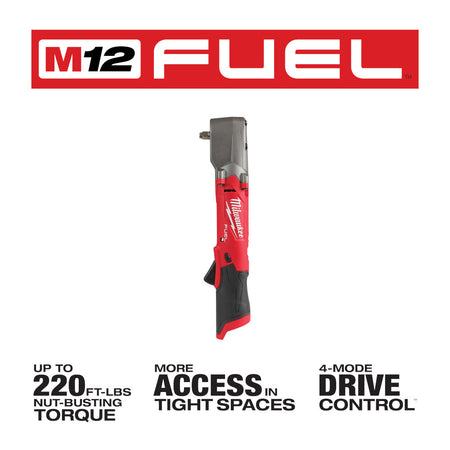 Milwaukee 2564-20 - M12 FUEL™ 3/8" Right Angle Impact Wrench - Wise Line Tools