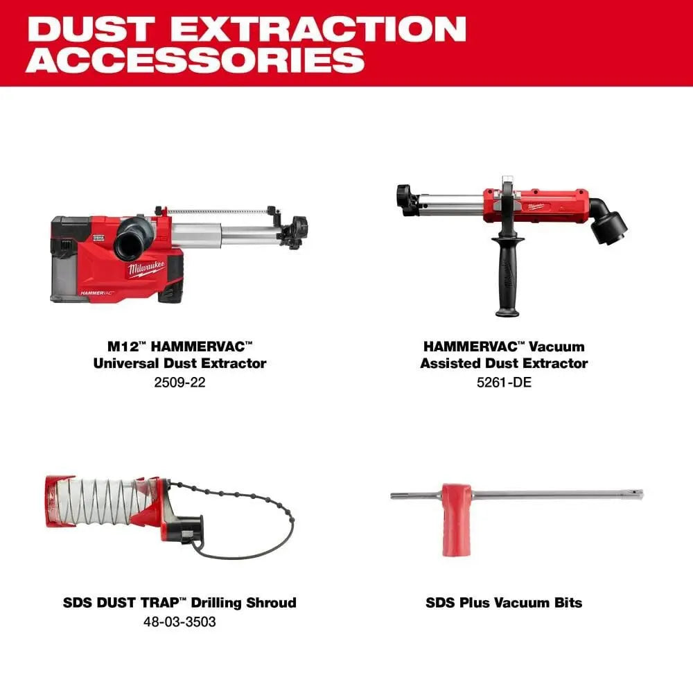 Milwaukee 2613-20 - M18™ Brushless 1” SDS Plus D-Handle Rotary Hammer - Wise Line Tools