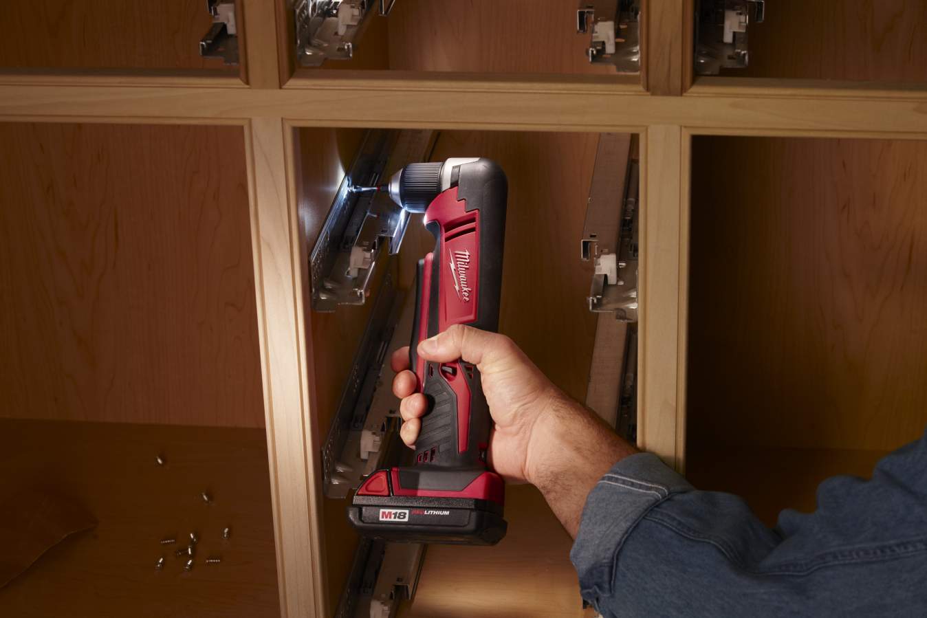 Milwaukee 2615-20 - M18™ Cordless Lithium-Ion Right Angle Drill - Wise Line Tools