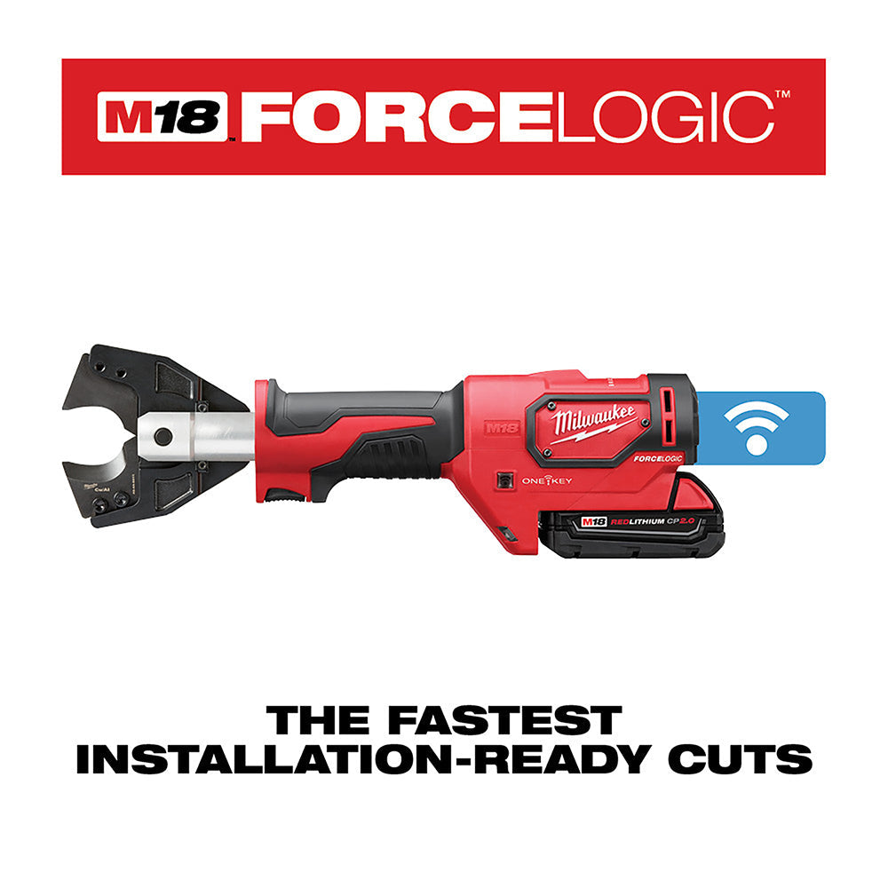 Milwaukee 2672-21S - M18™ FORCE LOGIC™ Cable Cutter Kit with 477 ACSR Jaws - Wise Line Tools