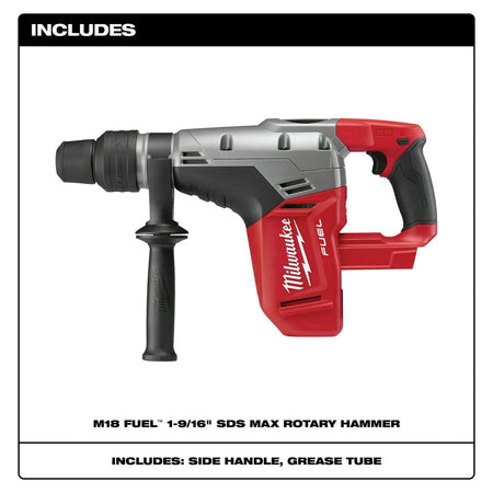 Milwaukee 2717-20 - M18 FUEL™ 1-9/16 in. SDS-Max Rotary Hammer - Wise Line Tools