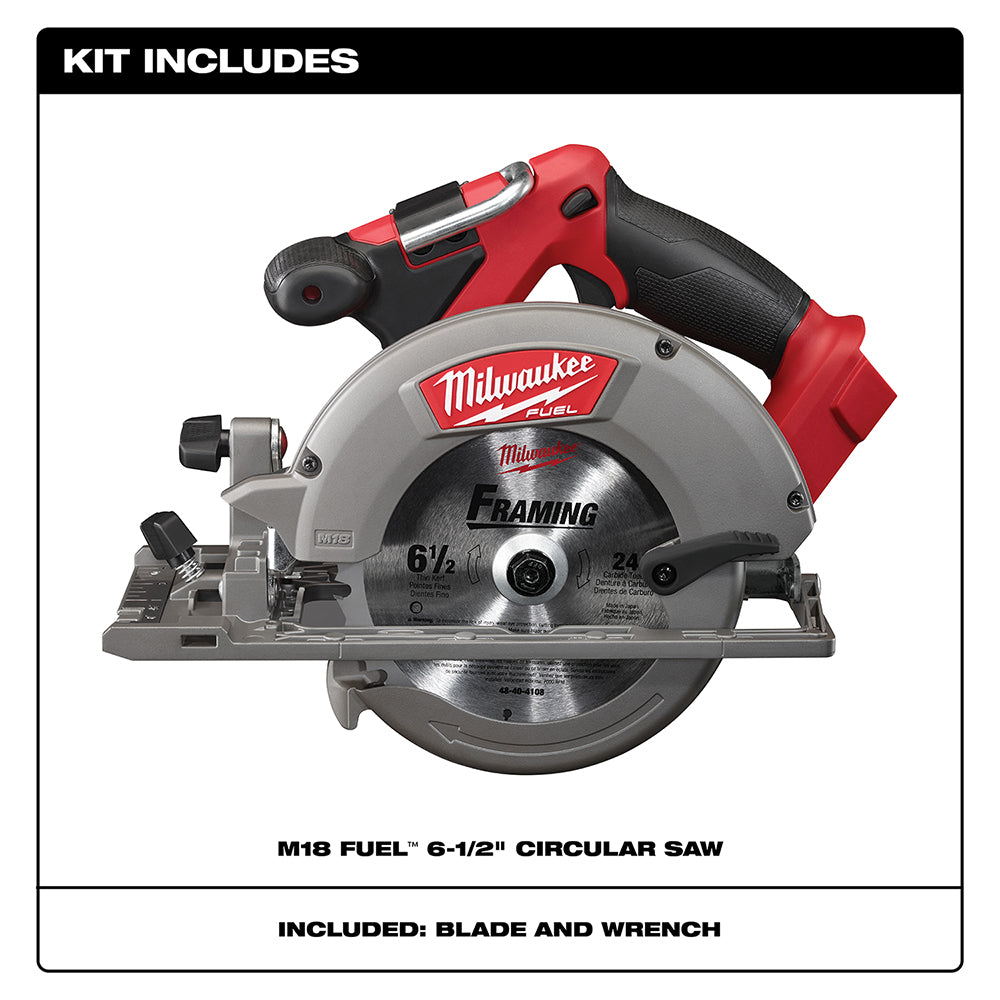 Milwaukee 2730-20 - M18 FUEL™ 6-1/2 in. Circular Saw - Wise Line Tools