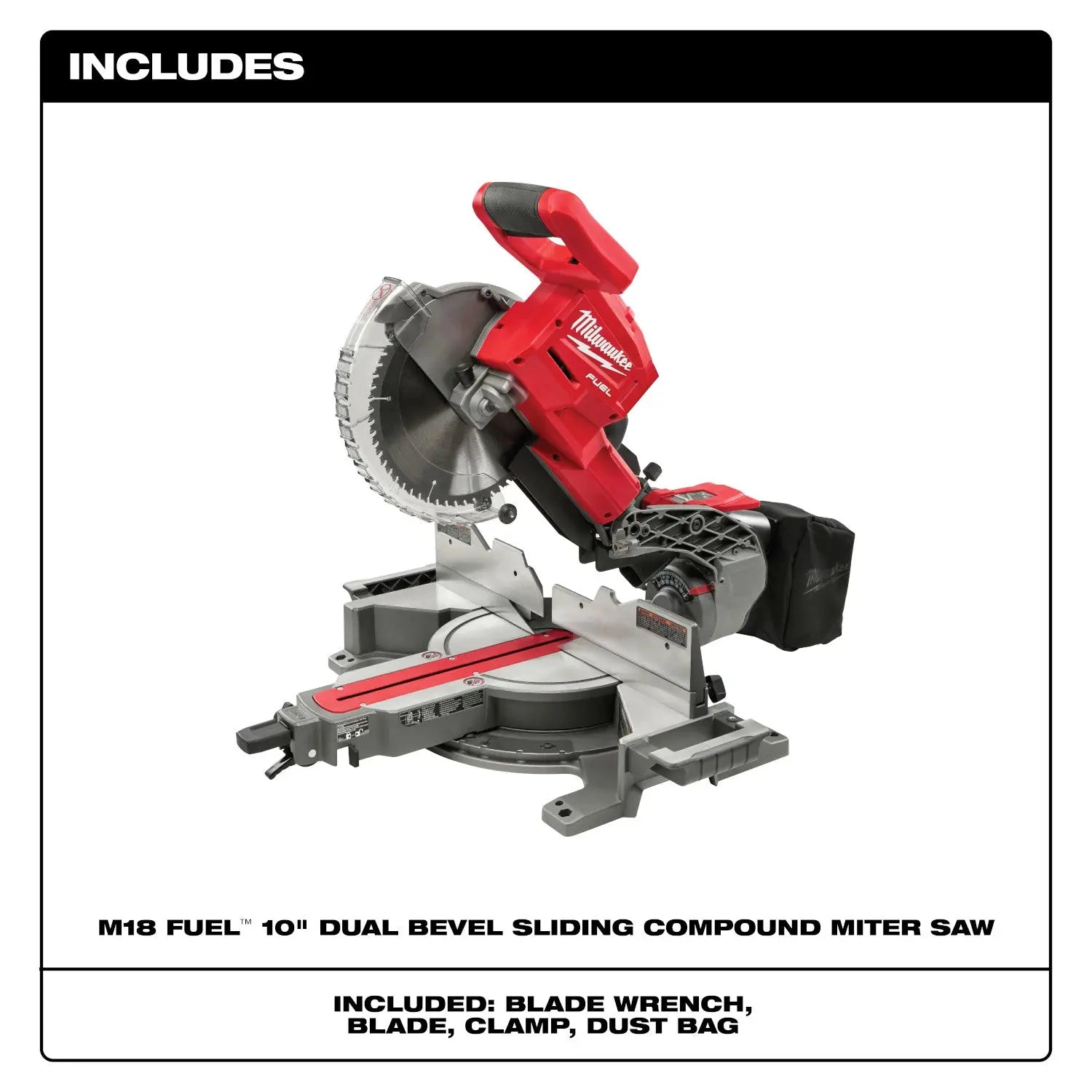Milwaukee 2734-20 - M18 FUEL™ Dual Bevel Sliding Compound Miter Saw - Wise Line Tools