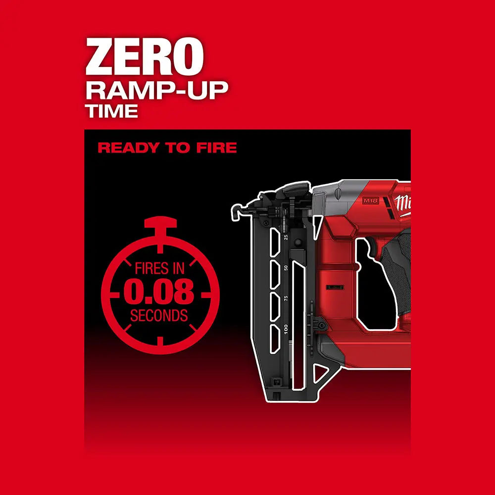Milwaukee 2741-20 - M18 FUEL™ 16 Gauge Straight Finish Nailer - Wise Line Tools