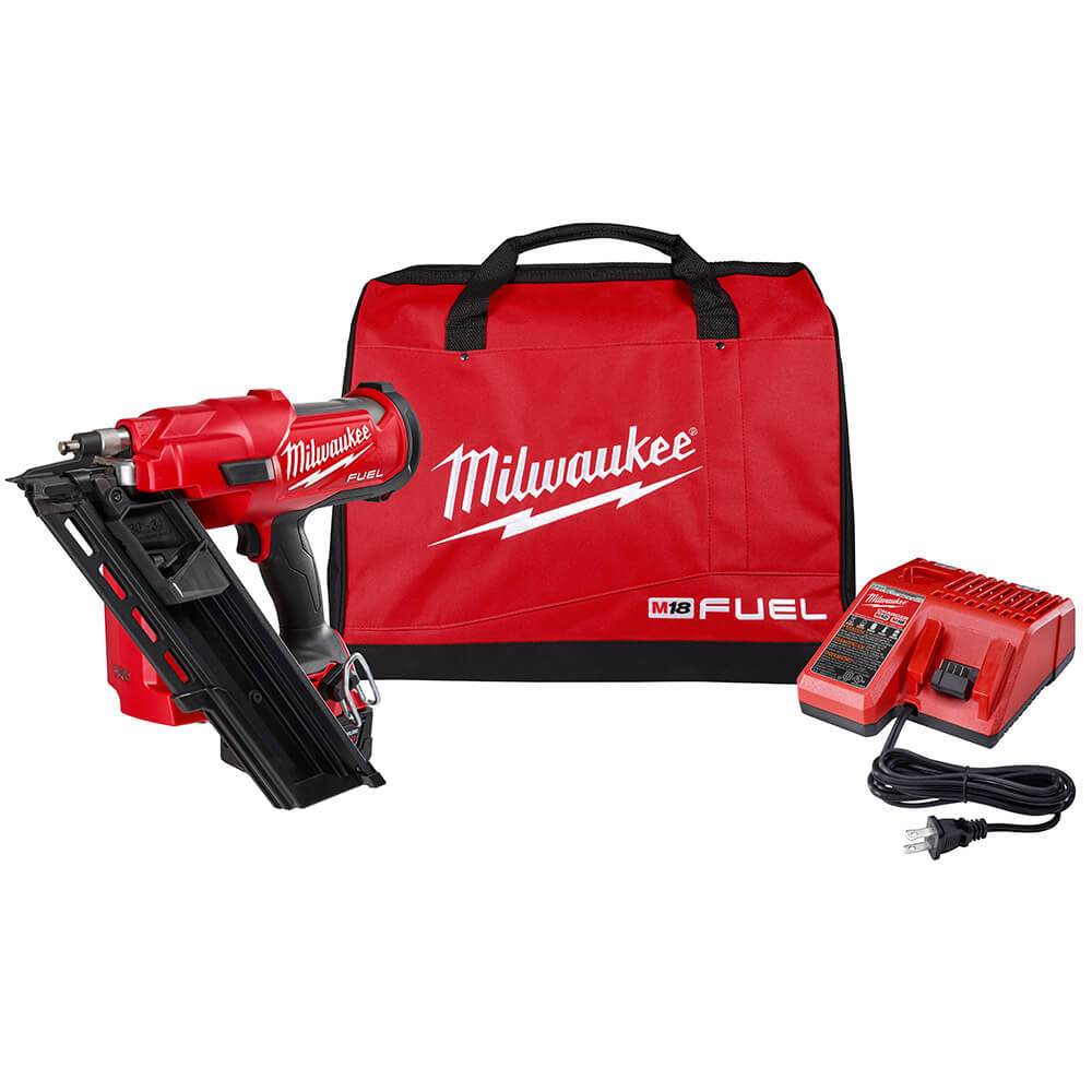 Milwaukee 2745-21 - M18 FUEL™ 30 Degree Framing Nailer Kit - Wise Line Tools