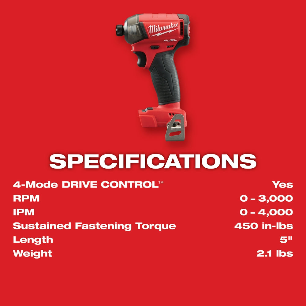 Milwaukee 2760-20 - M18 FUEL™ SURGE™ 1/4 in. Hex Hydraulic Driver - Wise Line Tools