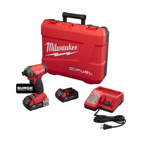 Milwaukee 276022 M18 FUEL™ SURGE™ 1/4 Hex Hydraulic Driver Kit