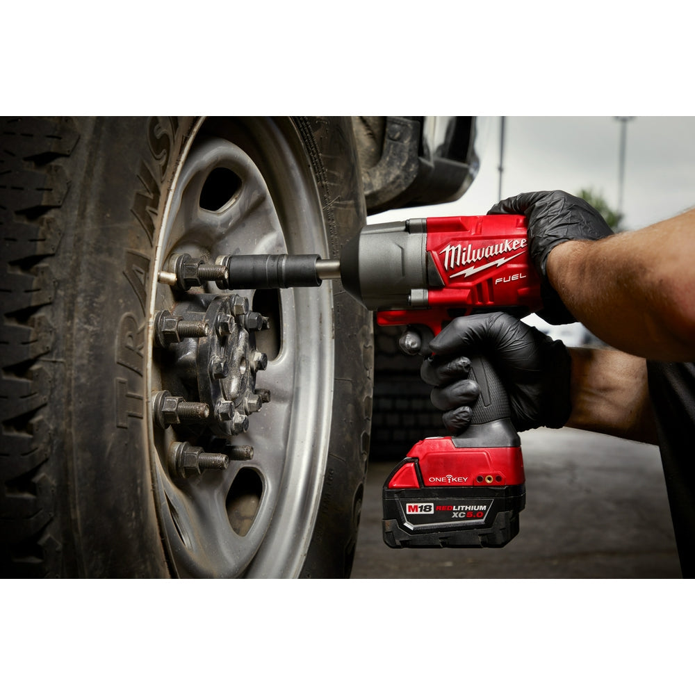 Milwaukee 2769-20 - M18 FUEL™ 1/2 in. Extended Anvil Controlled Torque Impact Wrench with ONE-KEY™ - Wise Line Tools