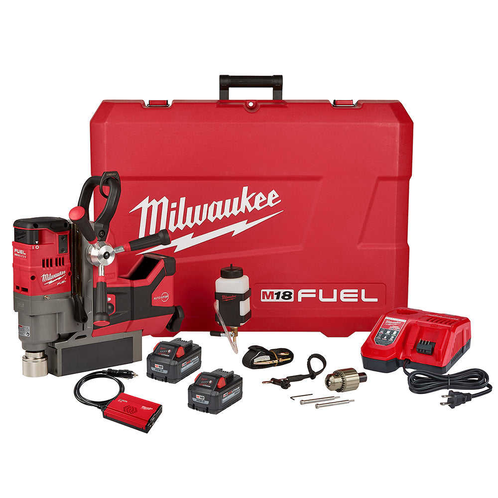 Milwaukee 2788-22HD - M18 FUEL™ 1-1/2" Lineman Magnetic Drill Kit - Wise Line Tools