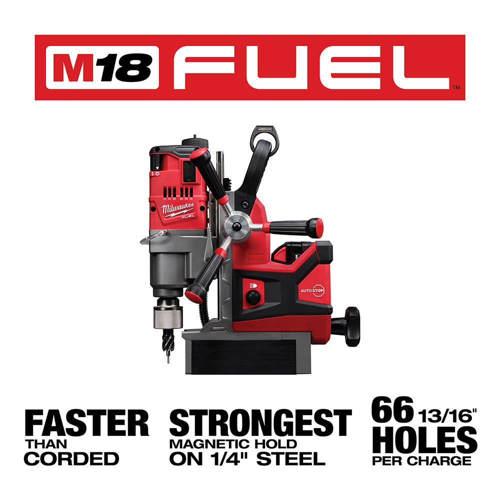 Milwaukee 2788-22HD - M18 FUEL™ 1-1/2" Lineman Magnetic Drill Kit - Wise Line Tools