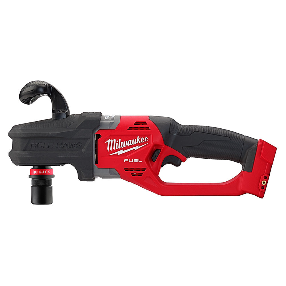 Milwaukee 2808-20 - M18 FUEL™ HOLE HAWG™ Right Angle Drill w/QUIK-LOK™ - Wise Line Tools