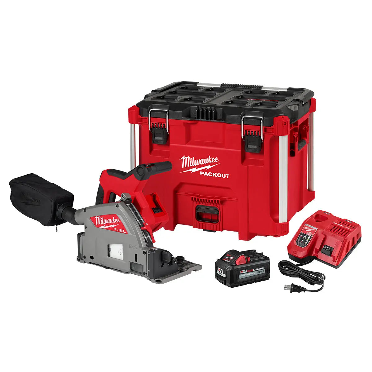 Milwaukee 2831-21 - M18 FUEL™ 6-1/2" Plunge Track Saw Kit - Wise Line Tools