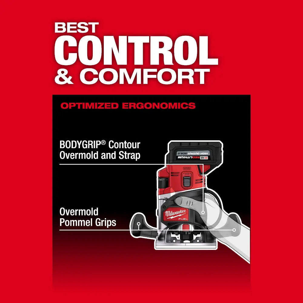 Milwaukee 2838-20 - M18 FUEL™  1/2" Router - Wise Line Tools